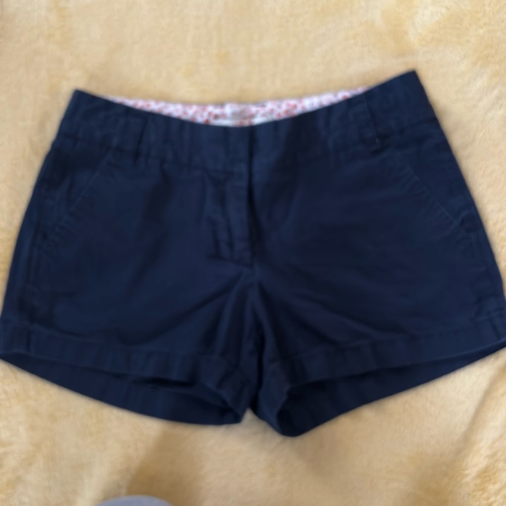 J.Crew black Chino Broken-in shorts size 2